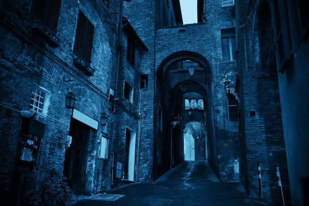 old buildings and archway in Siena - Foto, immagini