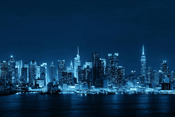 De skyline van Midtown Hudson River - Foto, afbeelding