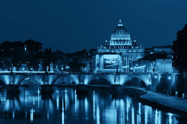 De Tiber in Rome - Foto, afbeelding
