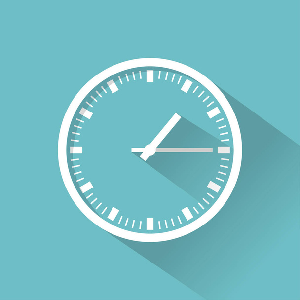 clock flat icon - Vector, imagen