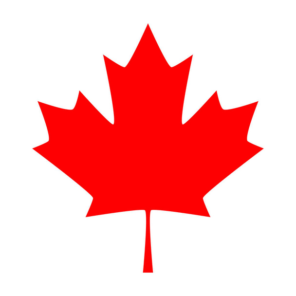 Hoja de arce. Canadá símbolo hoja de arce
 - Vector, imagen