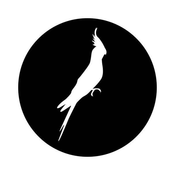 White animal icon - Vektor, kép