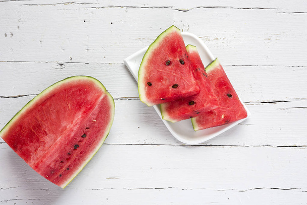 Watermelon yummy fresh summer fruit sweet dessert  - Photo, image