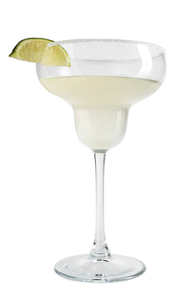 Cocktail Margarita valkoisella taustalla
 - Valokuva, kuva