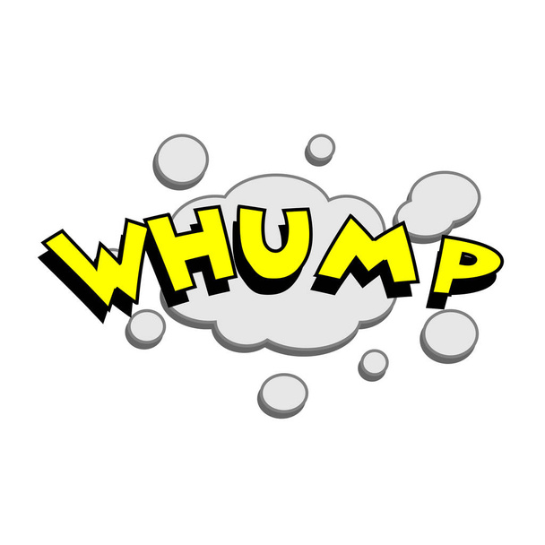 Whump διάνυσμα κινουμένων σχεδίων - Διάνυσμα, εικόνα