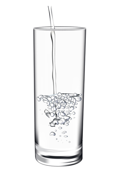 Glass of water - Vetor, Imagem