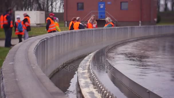 World Water Day Poland, Open Day - Excursion to the Water Station, Sewerage and Drains.wastewater Treatment Plants. the Ecology of the Planet. - Video