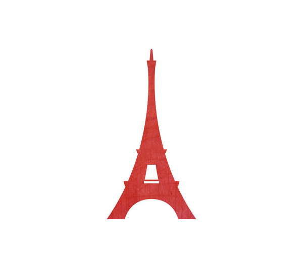 Torre Eiffel en acuarela
  - Vector, imagen