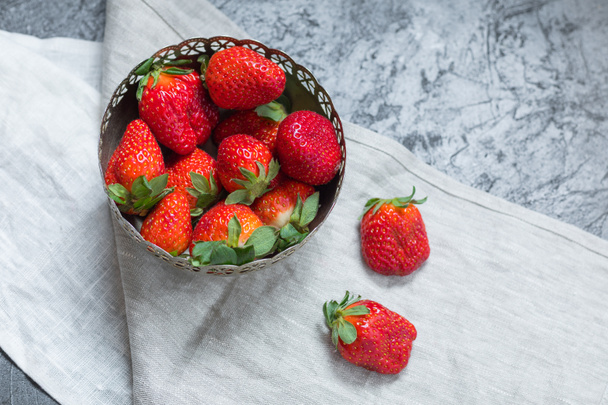 fresh red strawberries  - Photo, Image