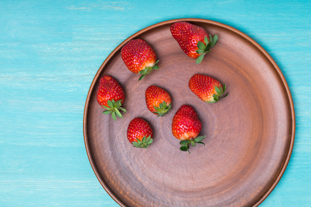 fresh red strawberries    - Photo, image