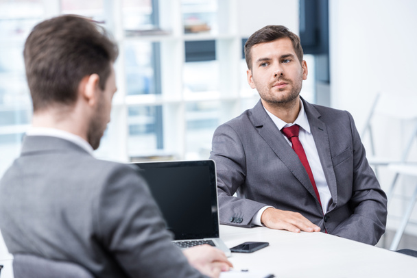 Businessmen at job interview  - Photo, Image