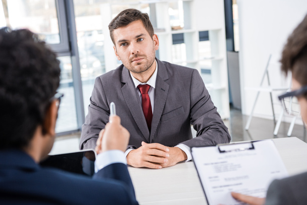 businessmen at job interview  - Zdjęcie, obraz