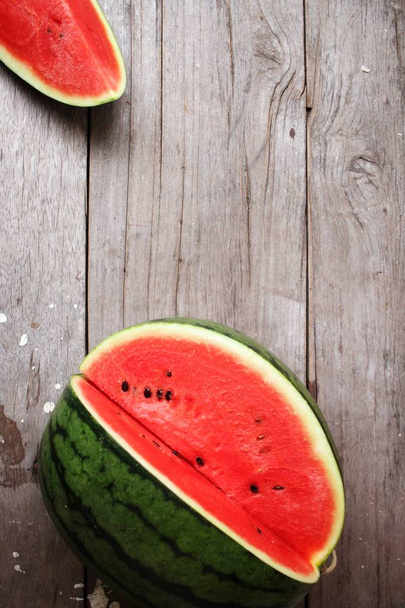 Close up of red watermelon - Fotoğraf, Görsel