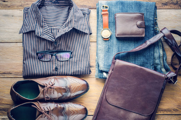 Clothing and accessories for businessman - Foto, Imagen