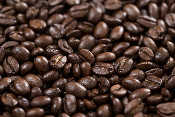 braune Kaffeebohnen Hintergrund - Foto, Bild