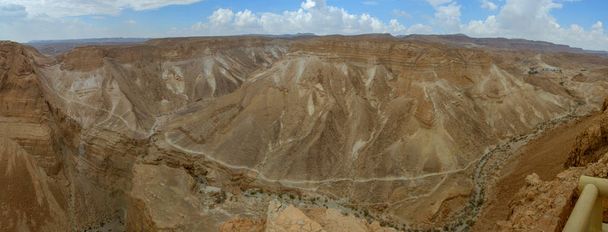 uitzicht vanaf masada Fort, Israël - Foto, afbeelding