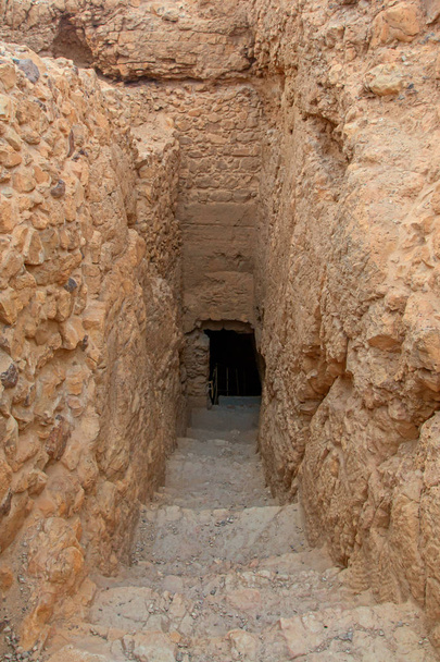Τα ερείπια του φρουρίου Μασάντα, Ισραήλ - Φωτογραφία, εικόνα