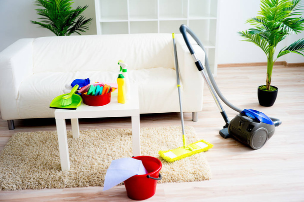 House cleaning products - Fotoğraf, Görsel