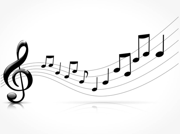 black musical concept - Vector, Image