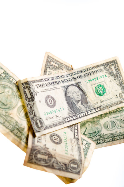 One dollar notes falling - Photo, Image
