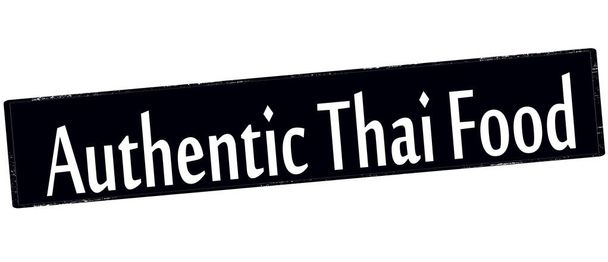 Nourriture thaïlandaise authentique
 - Vecteur, image