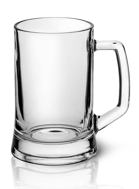 Empty beer mug top view - Foto, Bild
