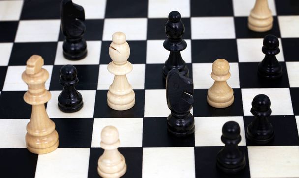 Jogo de estratégia de xadrez
 - Foto, Imagem