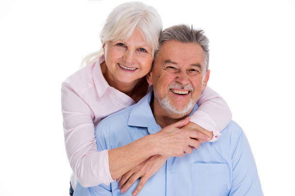 Senior couple standing - Zdjęcie, obraz