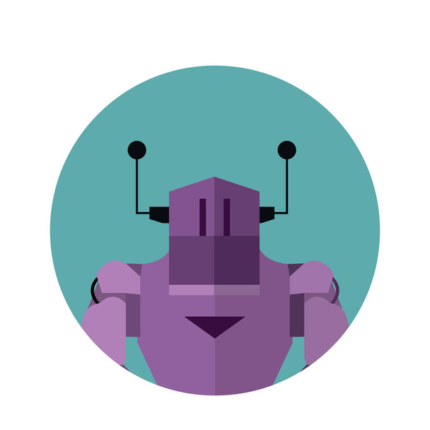 Robot character icon   - Vector, Image