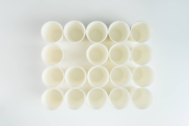 Set of plastic cups  - Photo, Image