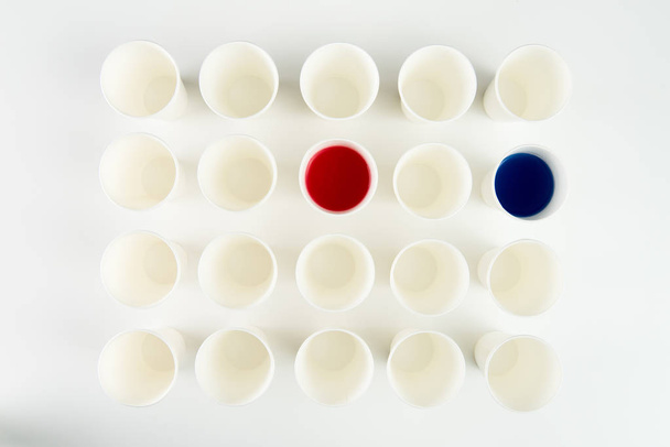 Set of plastic cups  - Photo, Image