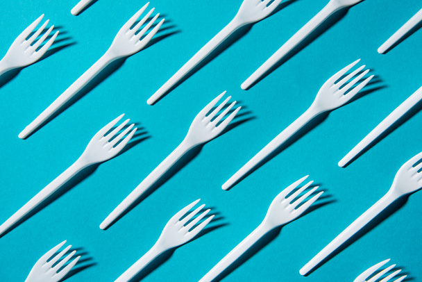 set of plastic forks - Photo, Image