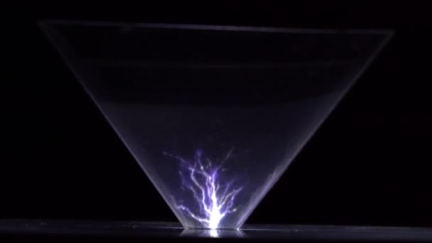 niesamowicie piękne ruchome hologram - Materiał filmowy, wideo