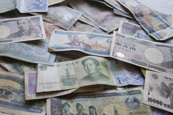 Internationale valuta, Aziatische bankbiljet. - Foto, afbeelding