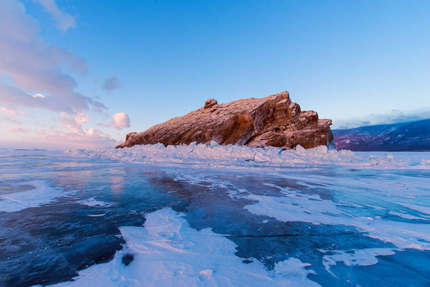 Ice of Baikal - Photo, Image