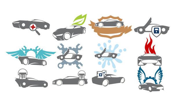 Service de voiture Logo Set Bundle Collections
 - Photo, image