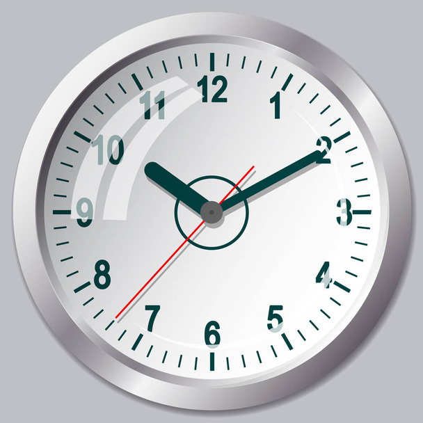 Clock flat icon. World time concept. - Vector, afbeelding