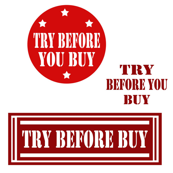 Try Before Buy - Vector, Image