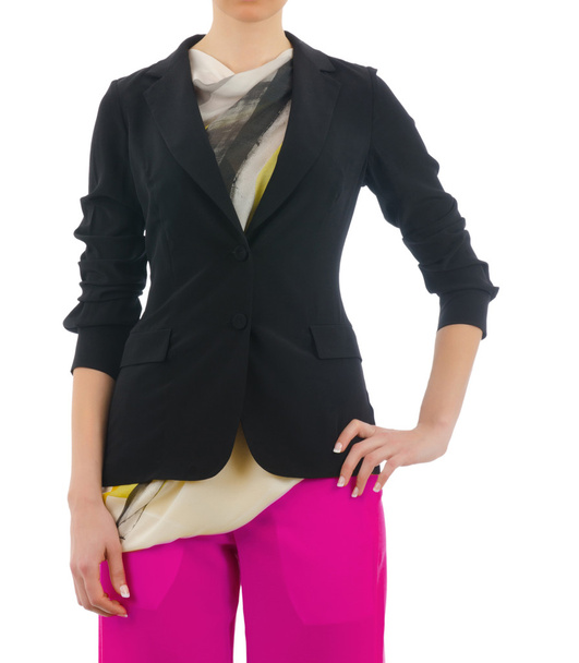 Stylish jacket isolated on model - Foto, imagen
