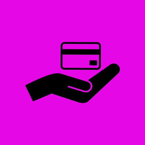 εικονίδιο πιστωτικής κάρτας - Διάνυσμα, εικόνα