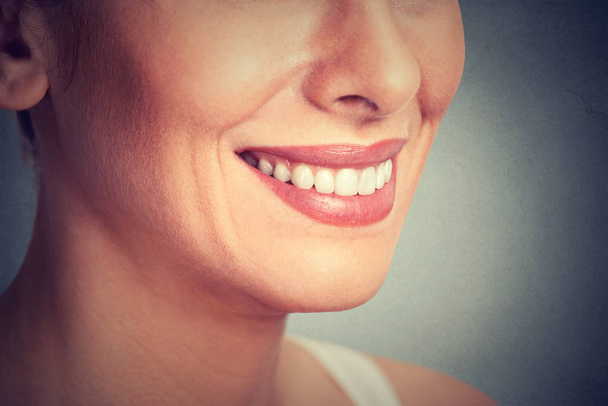 Beautiful young woman smiling. Dental health. - Photo, Image