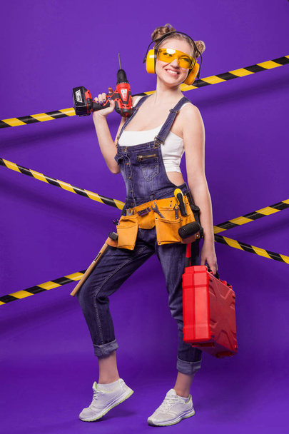 woman holding professional tool - Photo, Image