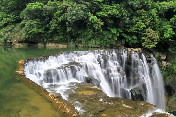 the shifen waterfall in pingxi, Taipei, Taiwan - Photo, Image