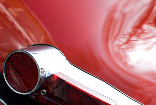 Kırmızı spor araba - Fotoğraf, Görsel
