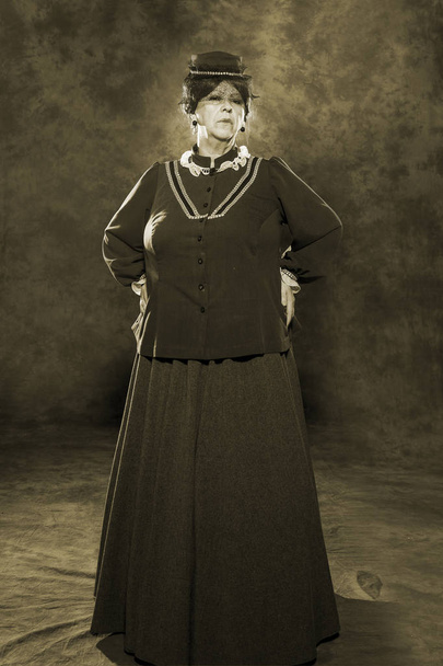 Portrait of a Russian merchant woman - Photo, Image