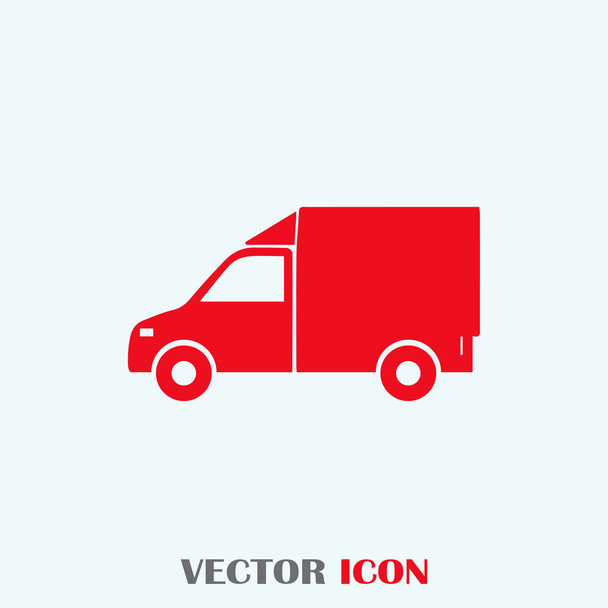 delivery vector flat icon - Vector, Image