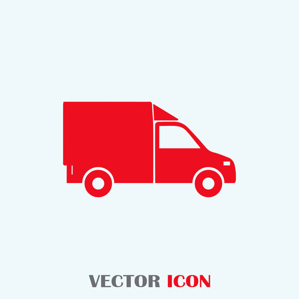 levering vector platte pictogram - Vector, afbeelding