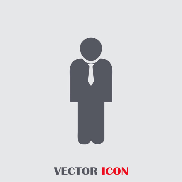 man vector web icon - Vector, Image