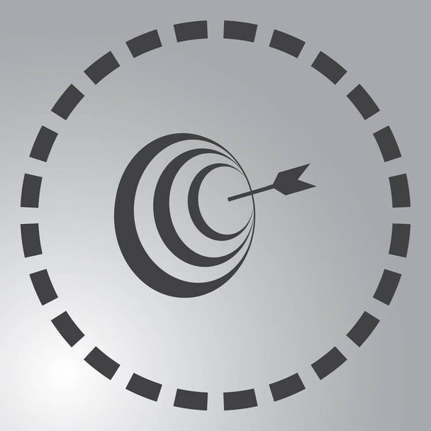 Icona web target vettoriale
 - Vettoriali, immagini