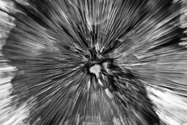 Zoom abstraction dynamique noir et blanc
 - Photo, image